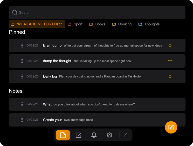Note-Taking App with Kanban Boards